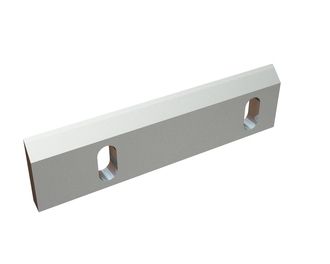 Rotor knife right 311x80x20, PremiumCut, 2 slotted holes, cutting edge 4.5x55°/50°, 2x M12 thread for Rapid Granulator AB 