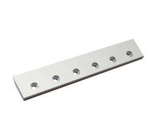 Rotor knife right 510x88x24 Premium Line 6 counter-sunk hole, edge 55°/45°, X-version for Heinrich Dreher Maschinenbau 