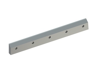 Rotor knife right 745x97x32 Premium Line 5 counter-sunk holes, blade 55°,50°, X-version 