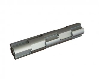 Rotor shaft L=2000, hard-faced 4 rows for rotor knives t=35, for MPR200T for Eldan Recycling Eldan MPR 200