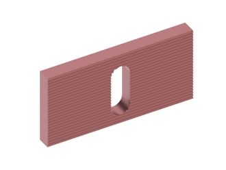 Rotormesser 100x50x10 Langloch 13x35, Hardox für Görgens Mahltechnik 