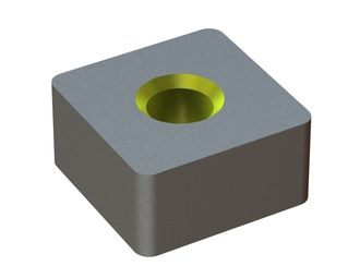 Rotormesser 30x30x15, Eco Line, M12 Gewinde, X-Variante 