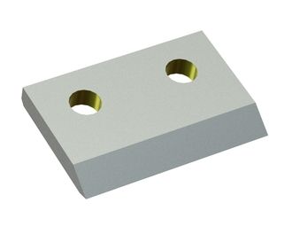 Rotormesser 75x50x8 StandardCut, 2 Bohrungen Ø12, Schneide 30°/20°, X-Variante für Cumberland 