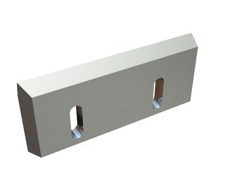 Rotormesser links 210x90x16, Premium Line, 2 Langlöcher, Schneide 7°/50°, 2xM8, Variante X für Hosokawa Alpine AG 