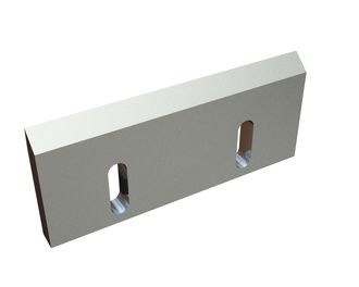 Rotormesser mitte 210x90x16, Premium Line, 2 Langlöcher, Schneide 7°/50°, 2xM8, X-Version für Hosokawa Alpine AG 