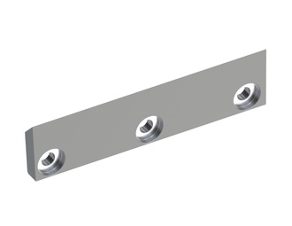 Rotormesser rechts 303x76.2x19.2, PremiumCut, 3 Senkbohrungen, Schneide 45°, Stirnfase 3° 