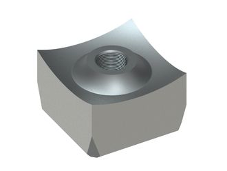 Schneidkrone 36x36x23, Premium Line, M12 Gewinde, X-Variante für EnMa Granulator 