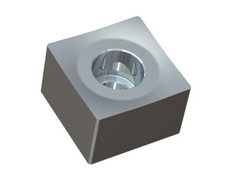 Schneidkrone 39x39x25 Premium Line Senkbohrung für M12, X-Variante 