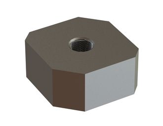 Schneidkrone 60x60x30 Premium Line M18 Gewinde, X-Variante für Vecoplan 