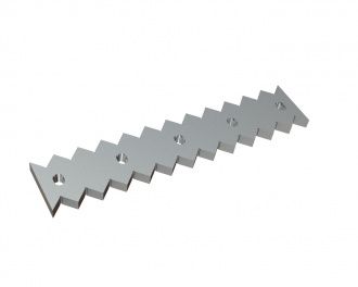 Scraper comb, 659x136x27, Premium Line, version 43, W9 version for Lindner Recyclingtech Lindner Micromat MS