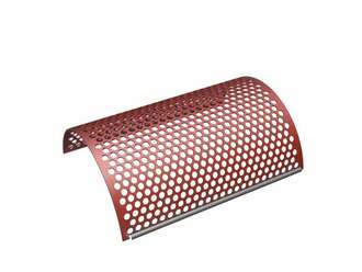 Screen basket 1003 wide, sheet thickness t=8 for ZERMA America LLC 