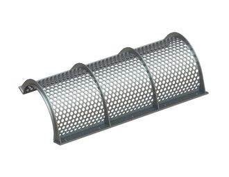 Screen basket 1014 wide, plate thickness t=6 perforation Ø20, ligament 6 