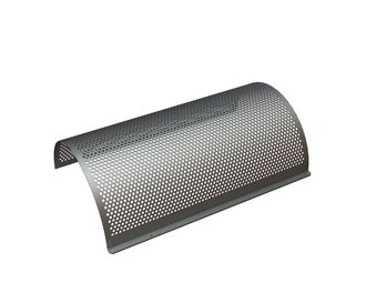 Screen basket 1100 wide, plate thickness t=5 perforation Ø6, ligament 3 for Hosokawa Alpine AG 