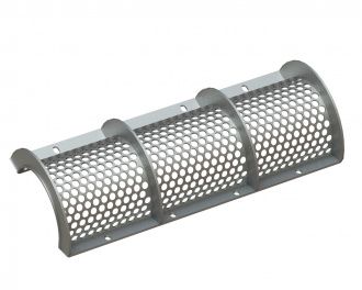 Screen basket 1300 mm wide, screen plate thickness t=8, perforation Ø30 ligament 7, 4 ribs for Vecoplan Vecoplan VAZ 1300