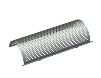 Screen basket 2000 wide, plate thickness t=8 perforation Ø8, ligament 3 for Hosokawa Alpine AG 