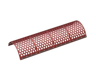 Screen basket 2030 wide, sheet thickness t=12 4-parts, hole Ø80, bar width 25, Hardox for Vecoplan LLC (Retech) 