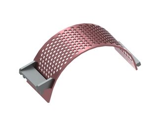 screen basket 340 wide, sheet thickness t=25 for Lindner Recyclingtech 