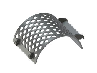 Screen basket 497 wide, sheet thickness t=15 for Lindner Recyclingtech 