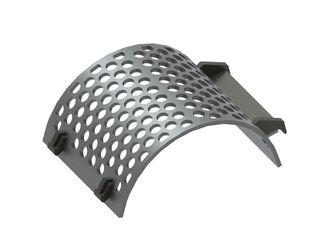 Screen basket 497 wide, sheet thickness t=15 for Lindner Recyclingtech 