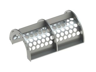 Screen basket 796 wide, sheet thicknes t=6 for WEIMA America Inc. 