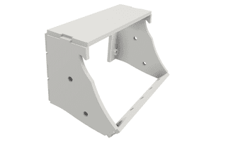 Screen basket frame maintenance door for Vecoplan LLC (Retech) 