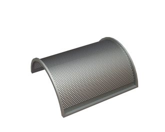 Screen basket, width 1030, screen plate thickness t=10, perforation Ø13, ligament 6, Creusabro 
