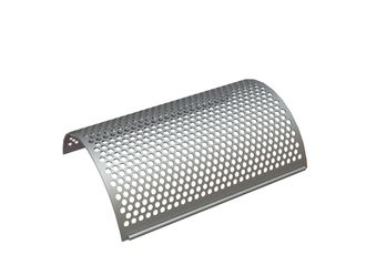 Screen basket, width 1163, screen plate thickness t=10, perforation Ø12 ligament 4 for Herbold Meckesheim USA - Resource Recycling Systems Inc. 