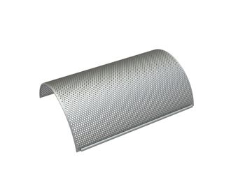 Screen basket, width 1164 mm, perforated plate thickness t=10, perforation Ø12, ligament 6 for Amis | Zerma 