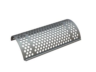 Screen basket, width 600 mm, perforated plate thickness t=6, perforation Ø20, ligament 7 for Zerma | AMIS 