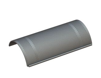 Screen basket, width 600 mm, perforated plate thickness t=6, perforation Ø5, ligament 4 for Zerma | AMIS 