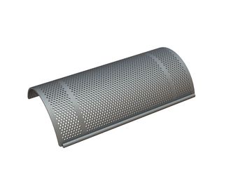 Screen basket, width 600 mm, perforated plate thickness t=6, perforation Ø6, ligament 4 for Amis | Zerma 