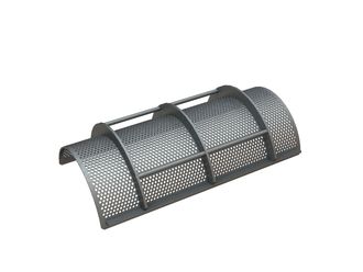 Screen basket, width 976, screen plate thickness t=6, perforation Ø5, ligament 4, structural steel for Herbold Meckesheim GmbH Herbold SML 45/100