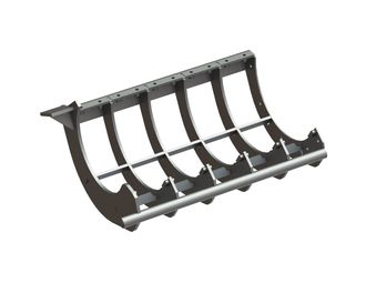 Screen cassette left, width 1615, for removable screen basket for Vecoplan 