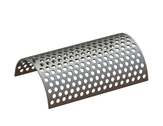 Screen plate 1036 wide, screen plate thickness t=12, perforation Ø15, web 8 for Tria 