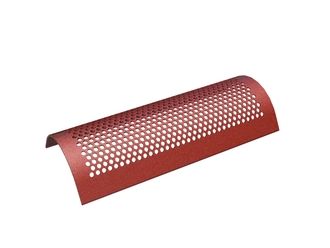 Screen plate 1309 wide, sheet thickness t=10 hole Ø20, bar width 7.5, Hardox for Eldan Recycling 