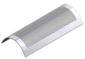 Screen plate 1309 wide, sheet thickness t=10 hole Ø25, bar width 10, Creusabro for Eldan Recycling Eldan MPR 120