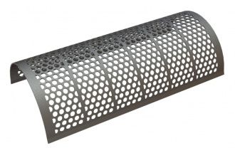 Screen plate 1705 wide, sheet thickness t=10 hole Ø28, bar width 9, Hardox for MeWa | Ehehalt | Andritz MeWa | THM Recycling Mewa UG 1609