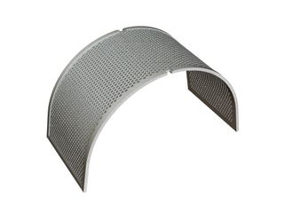 Screen plate 400 wide, sheet thickness t=6+4 hole Ø8, bar width 4 for Eldan Recycling Eldan HG 209