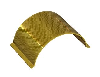 Screen plate 472 wide, sheet thickness t= 10 for Cumberland 