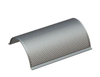 Screen plate 505 wide, sheet thickness t=10 hole Ø16, bar width 8 for Cumberland 