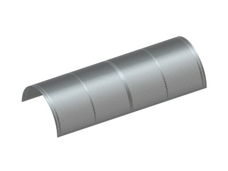 Screen plate width 1010, screen plate thickness t=4, round perforation Ø5, ligament 3 