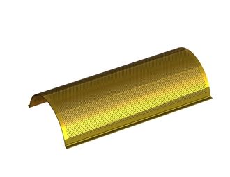 Screen plate, width 1055, screen plate thickness t=6, perforation Ø6, ligament 4 for Hosokawa Alpine AG 
