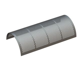 Screen plate, width 1070, screen plate thickness t=5, perforation Ø12, ligament 6 