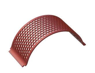 Screen plate width 397, plate thickness t=15, hexagonal perforation width across flats 30 for Andritz ADuro 2400 S