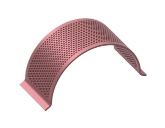 Screen plate, width 403, screen plate thickness t=15, perforation Ø15, ligament 8, Hardox for MeWa | Ehehalt | Andritz MeWa | THM Recycling 