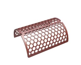 Screen plate width 494, screen plate thickness t=10, round perforation Ø35, ligament 5, Hardox for Weima Maschinenbau GmbH Weima WLK