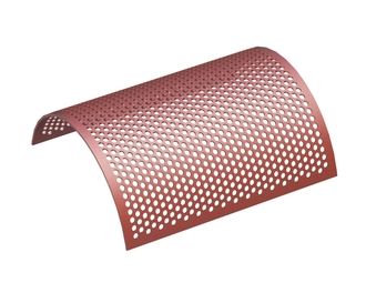 Screen plate, width 505, screen plate thickness t=5, perforation Ø12, ligament 5, Hardox for Heinrich Dreher Maschinenbau 