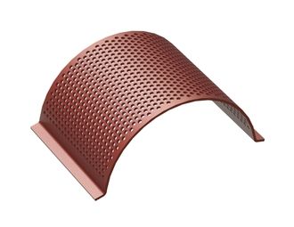 Screen plate, width 507, screen plate thickness t=10, perforation Ø9.5, ligament 5, Hardox for Cumberland 