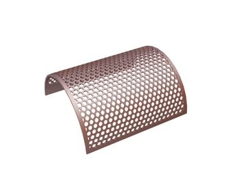 Screen plate, width 715, screen plate thickness t=10, perforation Ø25, ligament 7.3, Hardox for Herbold Meckesheim USA - Resource Recycling Systems Inc. 