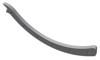 Screen segment t=20, 6x threads for Vecoplan Vecoplan VVZ